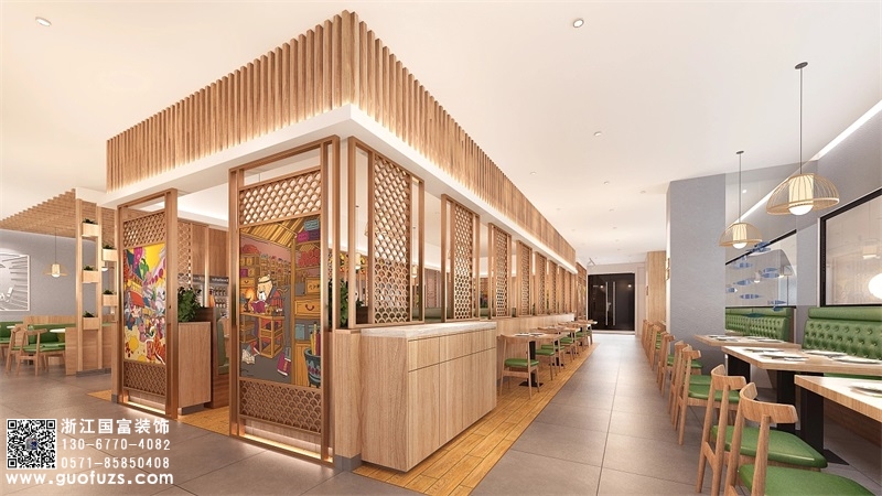 酸菜魚(yú)餐飲店裝修設(shè)計(jì)效果圖