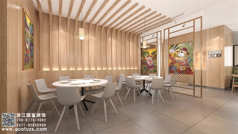 酸菜魚(yú)餐飲店裝修設(shè)計(jì)效果圖